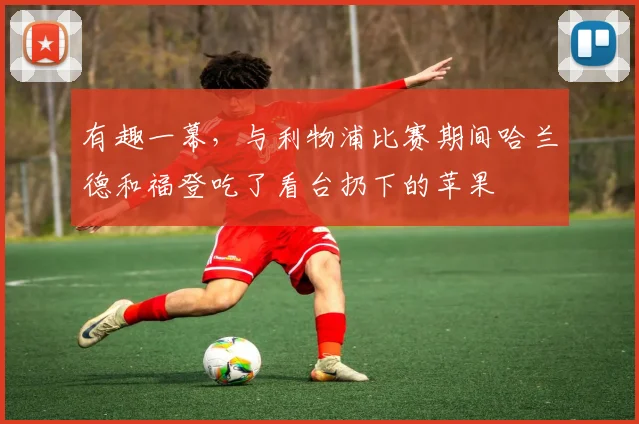 有趣一幕，与利物浦比赛期间哈兰德和福登吃了看台扔下的苹果